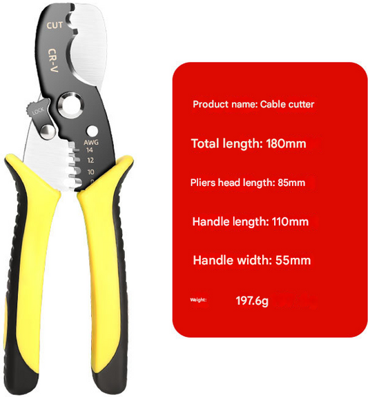 carbon steel wire strippers碳钢剥线钳HT00040001