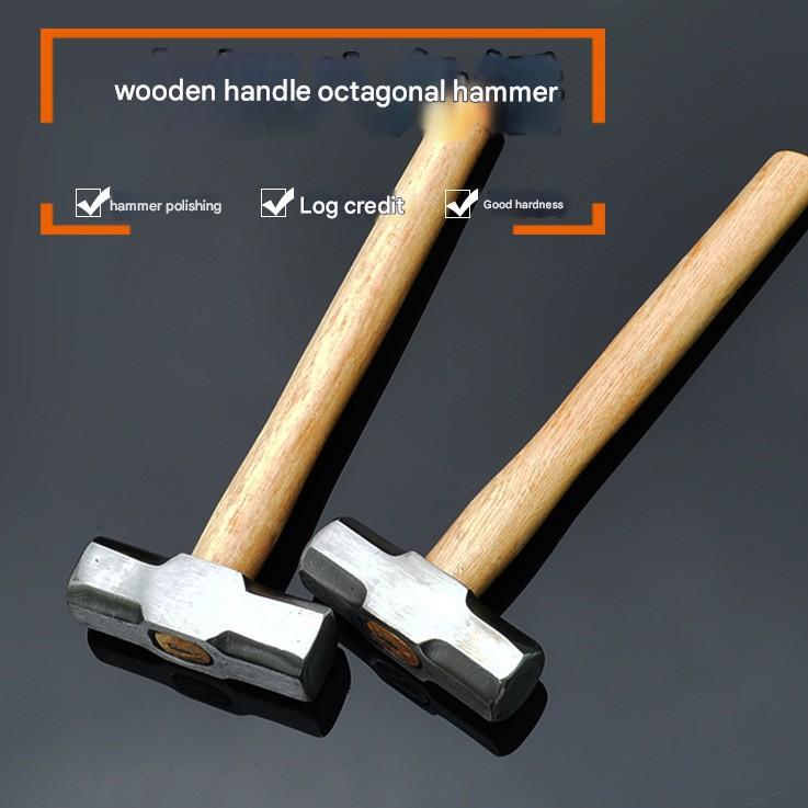 Wooden Handle Octagonal Hammer木柄八角锤HT00200001