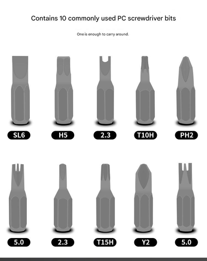 10-in-1 screwdriver set HT00020016