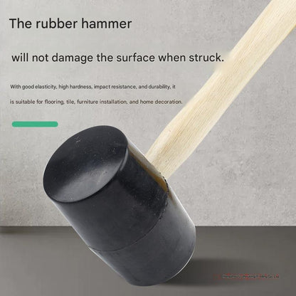 Wooden Handle Rubber Hammer木柄橡胶锤HT00190003