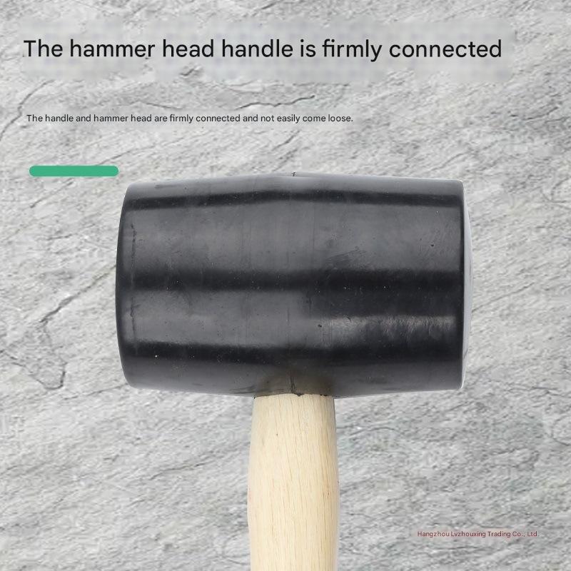 Wooden Handle Rubber Hammer木柄橡胶锤HT00190003