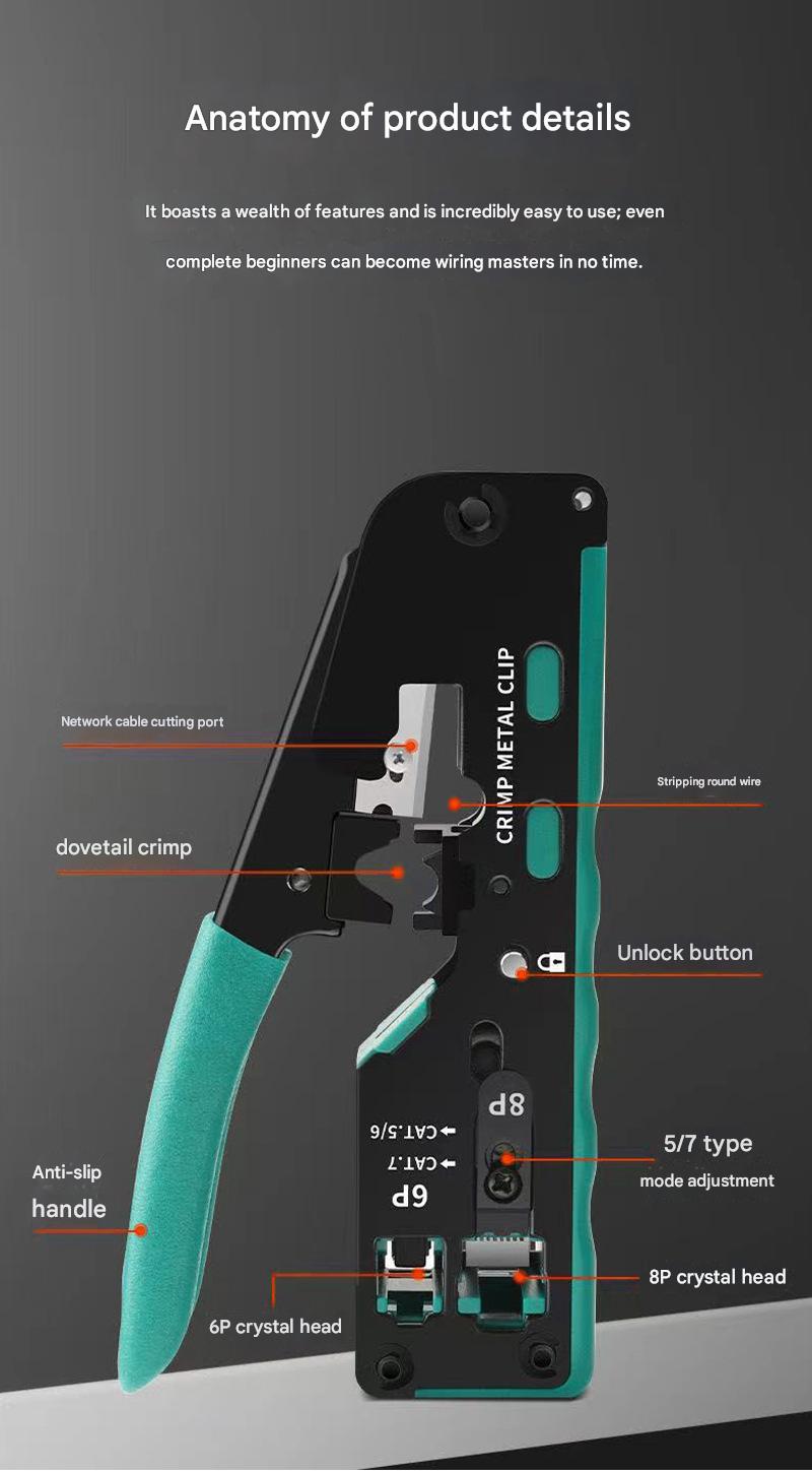 RJ45 crimping pliers网线钳HT00070001