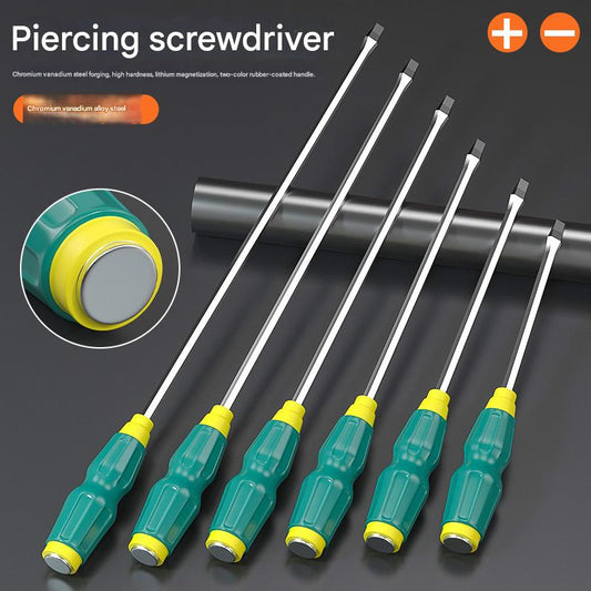 One-piece through-hole chrome vanadium steel screwdriver HT00010005