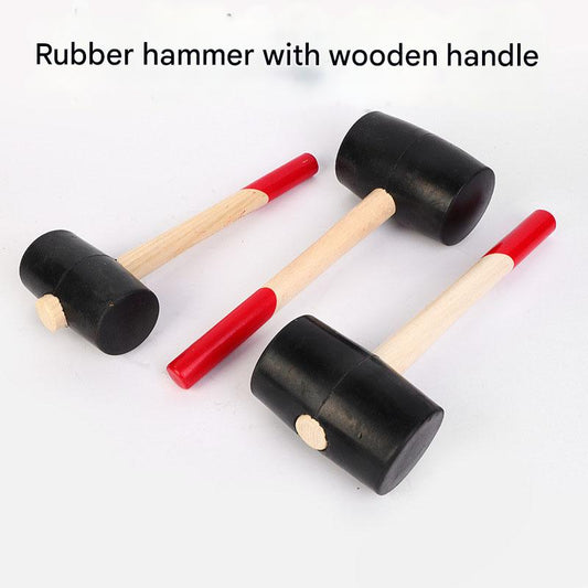 Wooden Handle Rubber Hammer木柄橡胶锤HT00190003