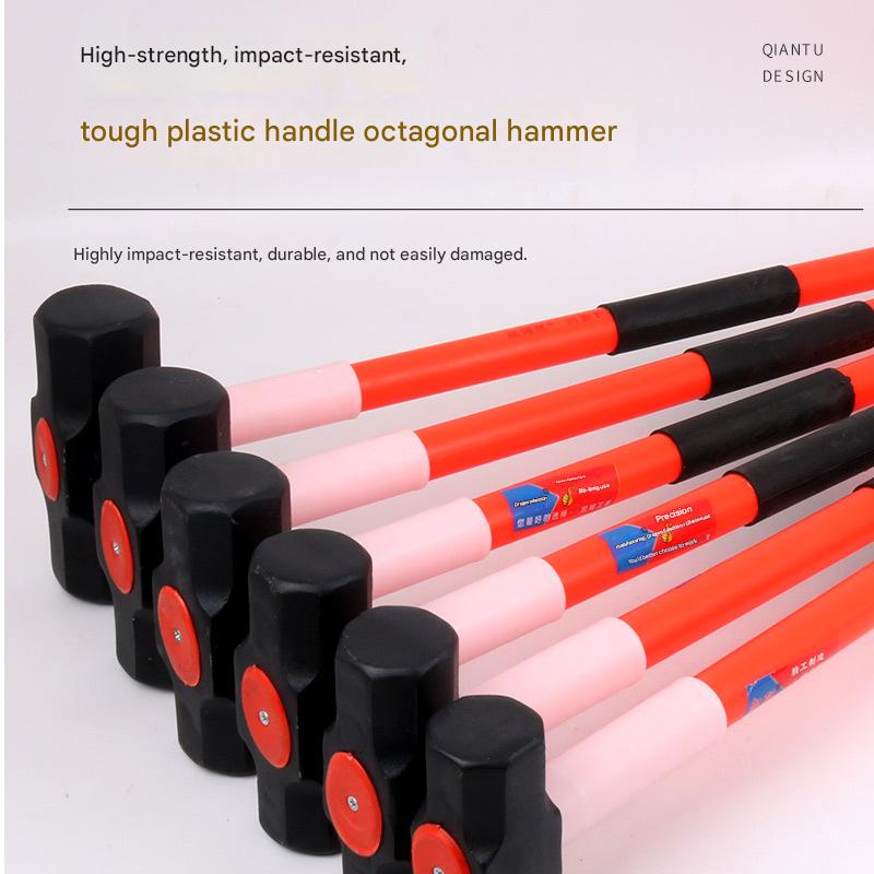 Heavy-duty soft-handled octagonal hammer重型软柄八角锤HT000200003