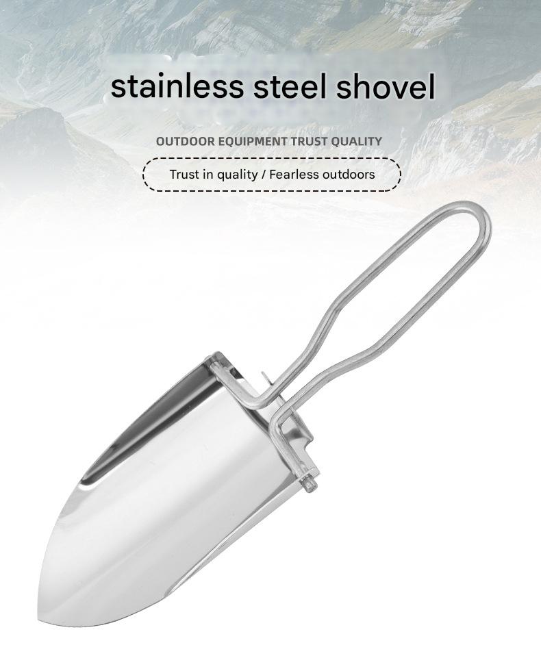 Stainless steel folding shovel不锈钢折叠铲HT00360002