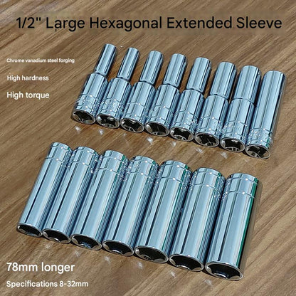 1/2 extra-long hexagonal socket head1/2  六角套筒头超长版HT00160009