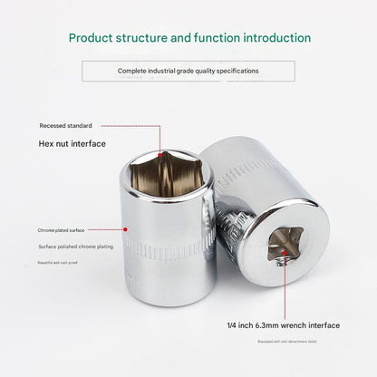 1/4 hexagonal socket head1/4 六角套筒头HT00160008