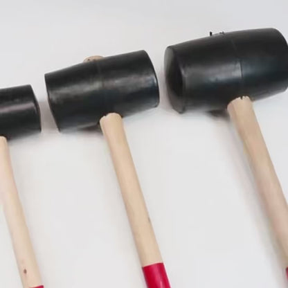 Wooden Handle Rubber Hammer木柄橡胶锤HT00190003